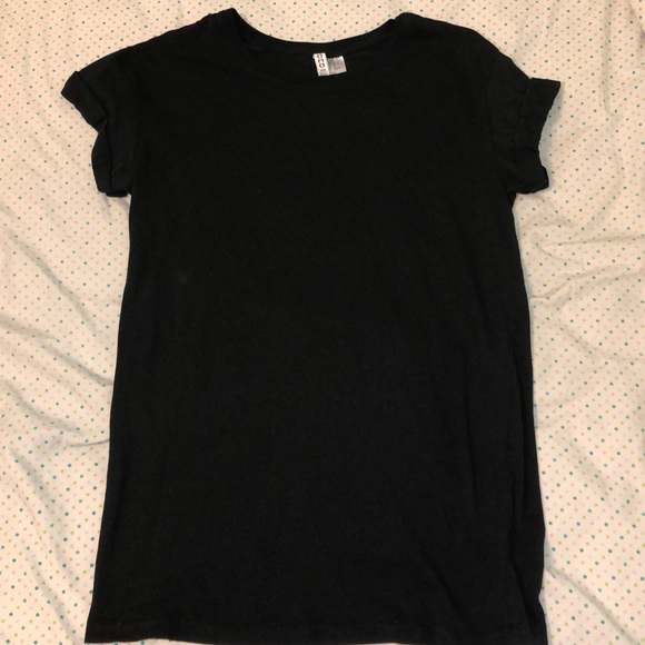 Black T-Shirt Dress - Picture 1 of 1